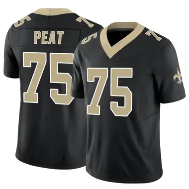 Andrus Peat Saints Jersey Limited 2016 #75 Black Salute to Service Men's