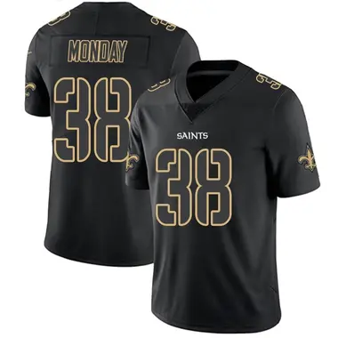 Nick Saldiveri Men's Nike White New Orleans Saints Alternate Custom Game Jersey Size: Medium: