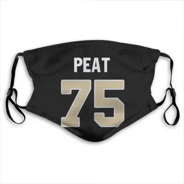 Andrus Peat Saints Jersey Limited 2016 #75 Black Salute to Service Men's