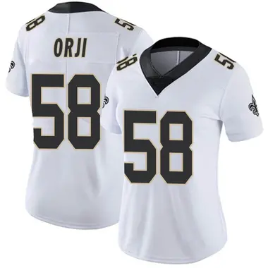 Nick Saldiveri Men's Nike White New Orleans Saints Alternate Custom Game Jersey Size: Medium: