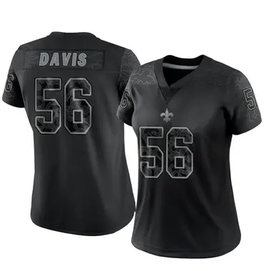 Men's #56 Demario Davis New Orleans Saints Jersey - All Stitched - Nebgift